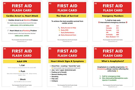 cpr flashcards|free first aid flashcards.